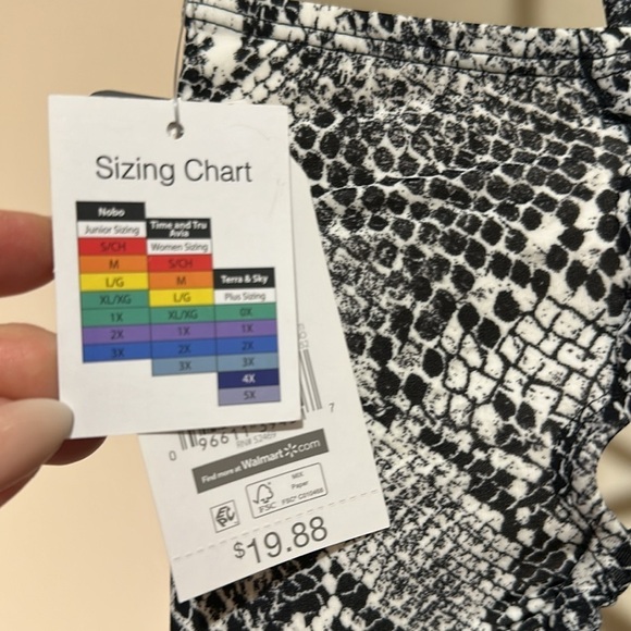 TIME AND TRU Snakeskin Print One Piece Swimsuit, S (4/6) NWT - Picture 4 of 7